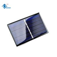 China ZW-8555-NEW Lightweight Mini Epoxy Solar Panel 3V Waterproof Portable Solar Panels Charger 0.5W factory