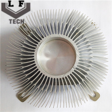 Quality OEM / ODM Aluminum Heat Sinks Anodizing Surface Treatment For LED Light for sale