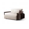 China White Contemporary Modern Sofa Set , Adam Living Room Armchair Rear Pockets factory