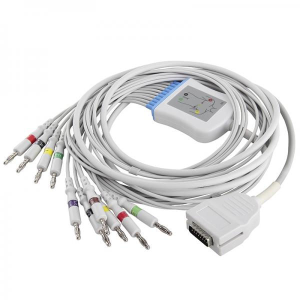 Quality Mortara Burdick EKG Cable E350I EK10 Eclipse LE Elite II 012-0700-00 10 Lead EKG Cable And Leadwires IEC Banana 4.0 for sale