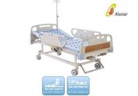 China High Quality 2 Crank Medical Hospital Care Beds ABS Side Rail (ALS-M204) factory