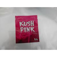 Quality Herbal Incense Zip Plastic Bags 2.5g Pink KUSH Blend Potpourri for sale