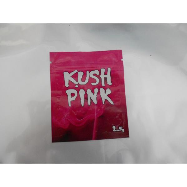 Quality Herbal Incense Zip Plastic Bags 2.5g Pink KUSH Blend Potpourri for sale
