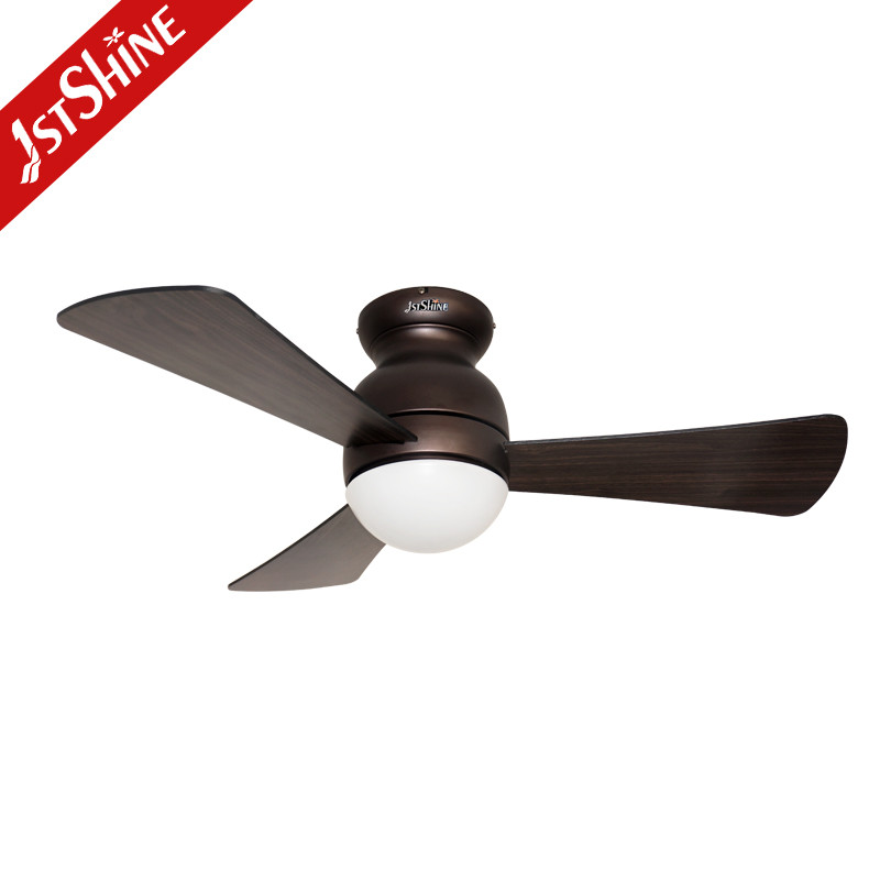 China RoHS 42inch Color Changing Modern Fan Ceiling Lights With 3 MDF Blades factory