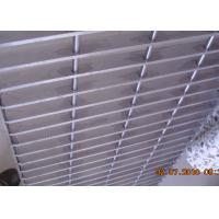 Quality Plain Bar Stainless Bar Grating , Anti Corrosive Floor Grates Stainless Steel for sale