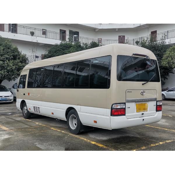 Quality Gasoline 23 Seater Coach Tour Bus Toyota Coaster 20 Seater for sale