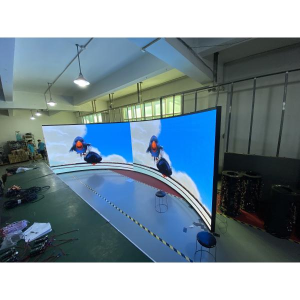 Quality P5 Magnet Curved LED Display Wall Front Service RGB LED Display 4K for sale