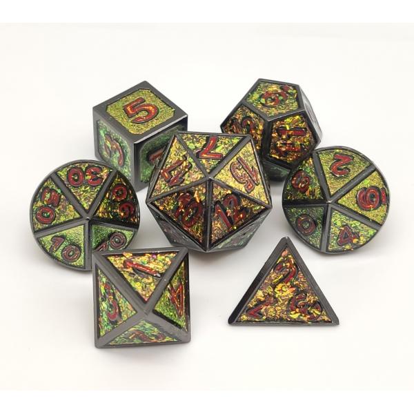 Quality CE Sharp Edge Metal Polyhedral Dice Multipurpose For Dungeons And Dragons​ for sale