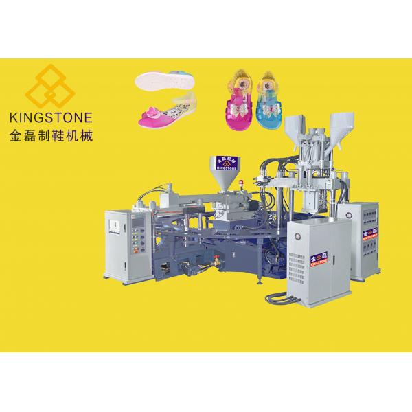 Quality 20 Stations Rotary 3 Color Automatic Plastic Sandals Shoes Making Machine for sale