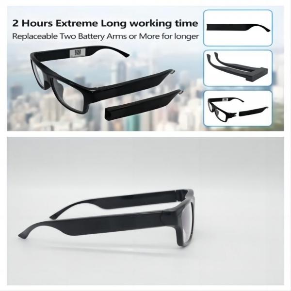 Quality Live Streaming WIFI Video Glasses APP Control Take Phots Recording Video for sale