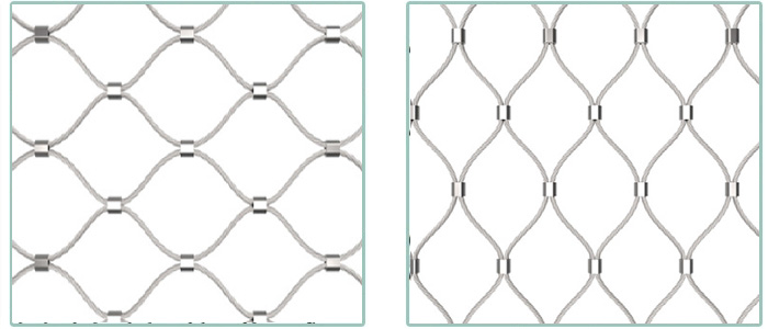 Architectural Protective Flexible Stainless Steel Farm Mesh Fencing Ss316