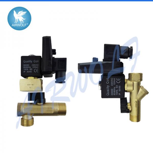 Quality Electronic Fixed Time Like Draw Off ADV-15T Air Compressor Solenoid Valve 15mm for sale