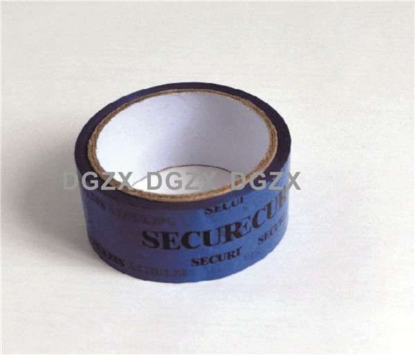 Quality Blue VOID Stock Tamper Proof Security Seal Tape For Carton Sealing for sale