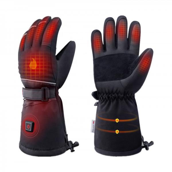 Quality Electric Unisex Rechargeable Heated Gloves 2200mA Waterproof for sale