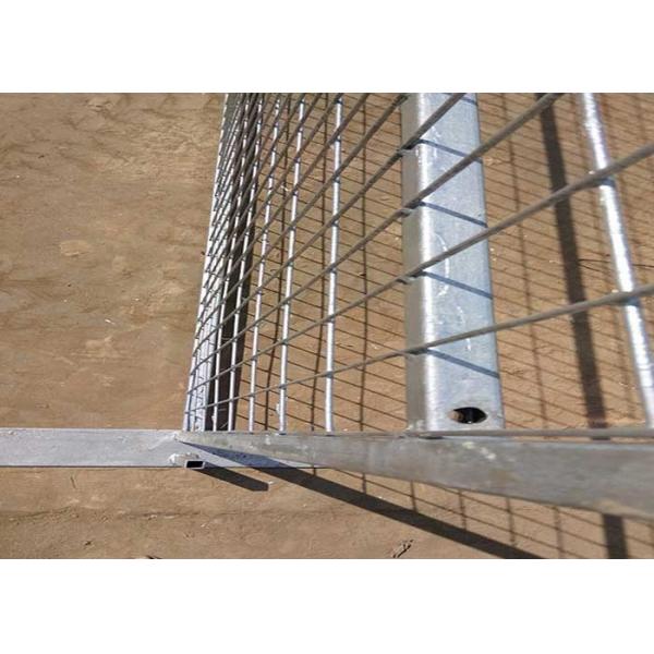Quality Q235 Steel Powder Coated Temp Construction Fence for sale