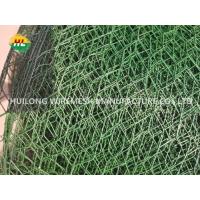 China Green Vinyl Coated Chicken Wire Netting 1.2x13x0.7mm With Hexagonal Mesh Hole factory