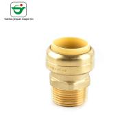 Quality CUPC NSF61 1/2''X1/2" Push Fit Brass Male Adaptor for sale
