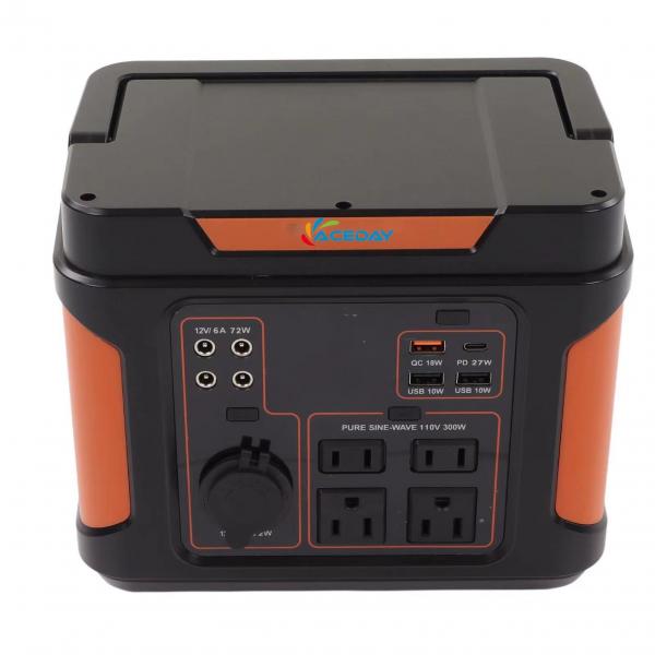 Quality CE 300w Portable Generator Camping Lithium Compact Power Station 296Wh 80000mAh for sale