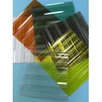 Quality Clear Polycarbonate Corrugated Plastic Sheets Embossed Roofing Sheets for sale