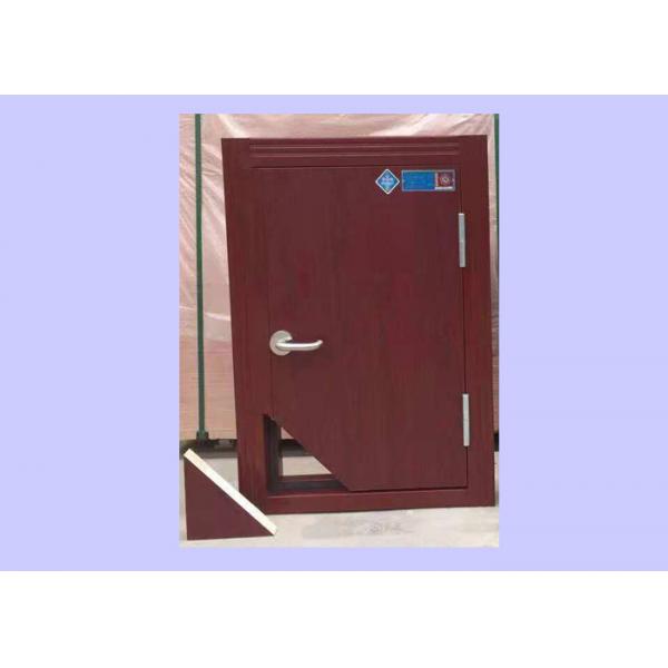 Quality 60 Minute 40/45mm Right Hand Red Mother And Son Veneered Wood Doors With Steel for sale