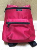 China Kate Spade Red &amp; Black Nylon Zippered Backpack youngstown backpack yoke backpack zipper backpack zion backpack zippe factory