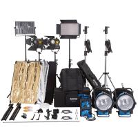China 6 Lights LED Video Light Kit , Continuous Lighting For Video M18 HMI Light Head factory