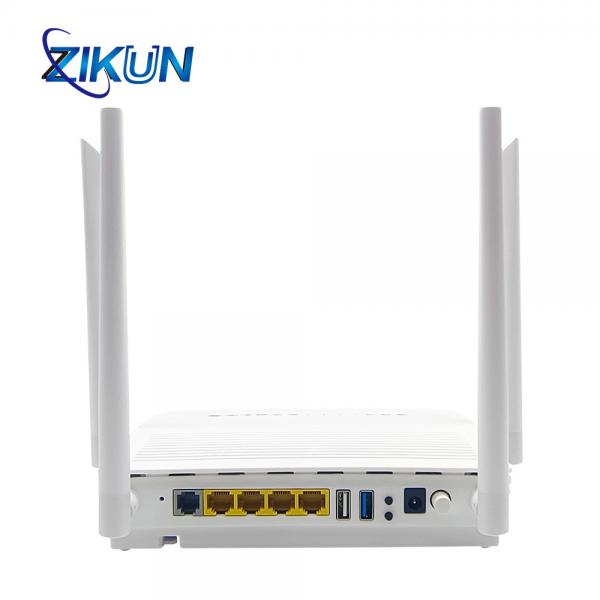 Quality AX3000 FTTH XGPON ONU WIFI 6 4GE Dual Band ONT Five External Antenna for sale