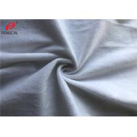 China Micro Velboa Toy Fabric , Polyester Velvet Fabric , White Colour Plush Fabric For Upholstery factory