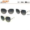 China New arrival and hot sale of metal sunglasses, UV 400 Protection Lens，suitable for women factory