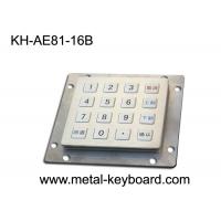 Quality Rugged Metal Industrial Entry Keypad with 16 Keys In 4x4 Matrix for sale