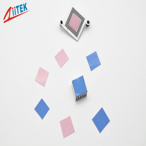 Quality LED Lighting Thermal Phase Changing Materials Interface Pad Pink Low Resistance for sale