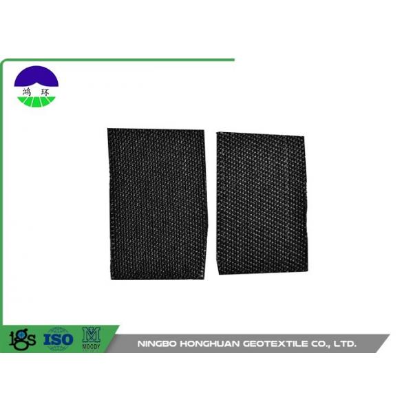 Quality Polypropylene Monofilament Woven Geotextile Fabric Black Color 100kn / 100kn for sale