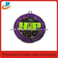 China Award metal medals,soft enamel medals with epoxy Custom color zinc alloy medal factory