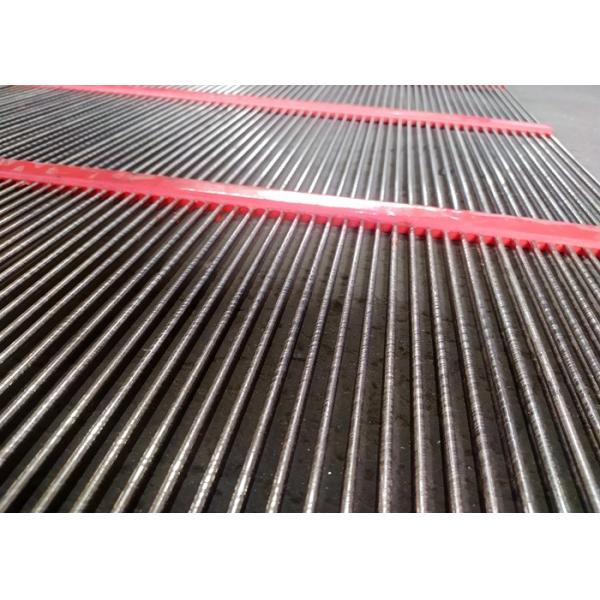 Quality Quarry  Steel Screen Mesh 1-5mm Anti - Pegging Poly Strip Higher Production Rates for sale