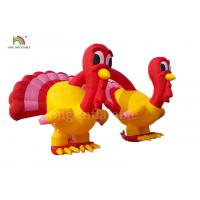 China Red And Yellow Inflatable Turkey Arches Merry Christmas Thanksgiving Promotion Advertising factory