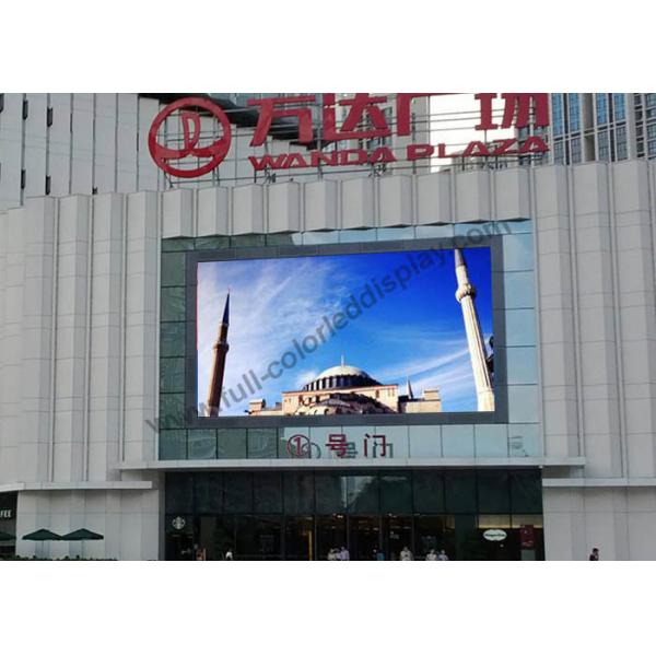 Quality Easy Operate SMD3535 Outdoor Fixed LED Display P6 Wall Mounting Installation for sale