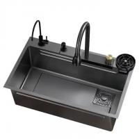 Quality Modern Kitchen Stainless Utility Sink Rectangular With Large Single Tank for sale