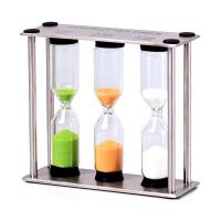 Quality Tea Sand Timer Hourglass Luxury Style Classic 3 In 1 Sand Timer Clock for sale