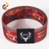 China 18cm cotton polyester stretch woven RFID bracelet elastic custom fabric wristband factory