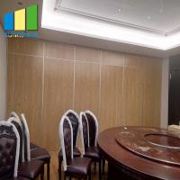 China Removable Wooden Soundproofing Folding Partition Walls / Banquet Hall Partitions factory