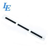 Quality ABS Cat5e Network Patch Panel With Entire High - Carbon Steel Outer Frame for sale