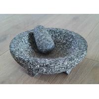 China Kitchen Spice Grinding Stone Mortar And Pestle Press Garlic Pounder 20cm factory