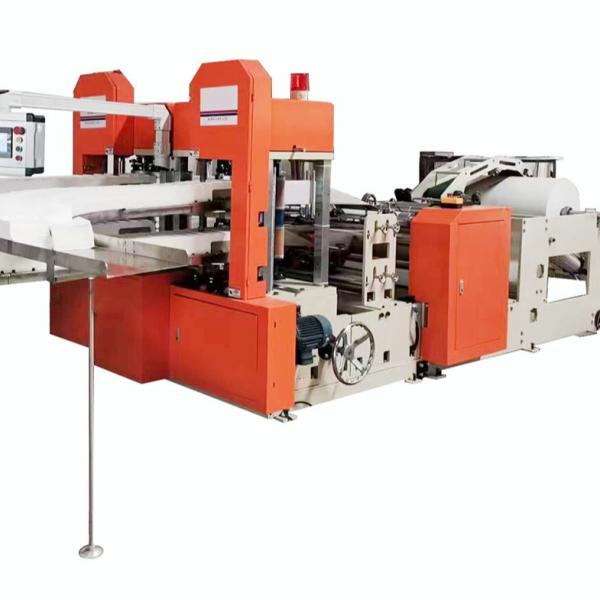 Quality Quarter Fold Automatic Tissue Paper Napkin Machine 240*240mm for sale