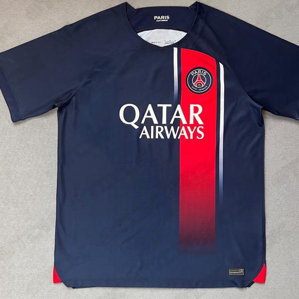 Quality Dark Blue Fan Version Soccer Jersey  100% Polyester Durable for sale