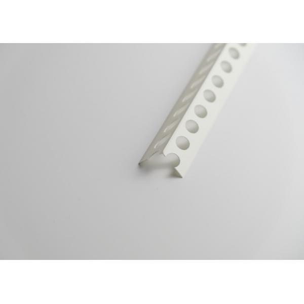 Quality Matt / Shiny Surface Plastic Corner Profile , Custom Rigid PVC Corner Trim for sale