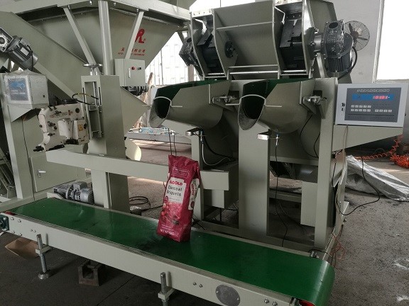 Quality Dual Spout Briquettes 600bags/Hour Weighing And Packing Machine for sale