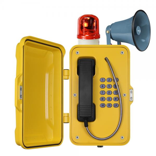 Quality Waterproof Industrial VoIP Phone , Reliable Vandal Proof Heavy Duty Telephone for sale