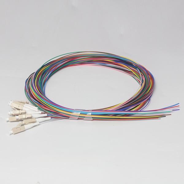 Quality LC/UPC Multimode Fiber Optic Pigtail 12 Color 62.5/125μM OM1 for sale