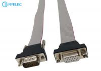 China 15pin Male Female Plastic Connector VGA To VGA HDB15 Flexible Flat Ribbon Cable For Electronic factory