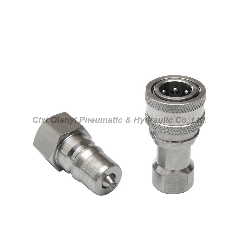 Quality Zinc Plated hydraulic quick disconnect couplings, Carbon Steel Hydraulic for sale